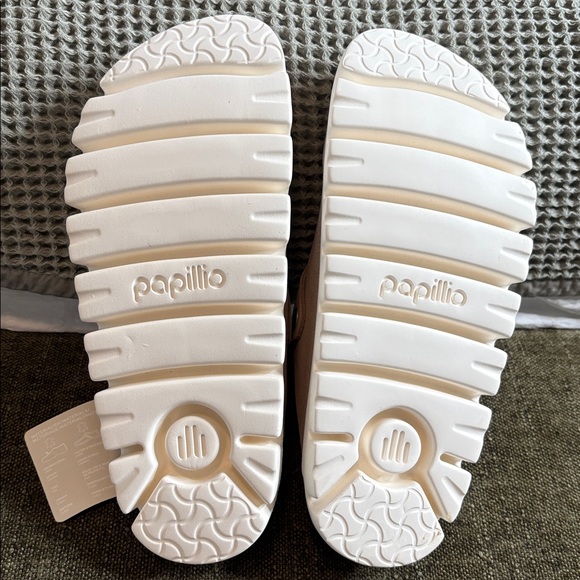 Papillio by Birkenstock Boston Chunky Women's Mules in Light Tan - Picture 5 of 5